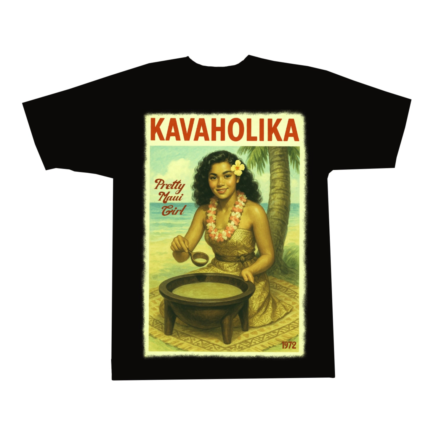 Kavaholika "Pretty Maui Girl" Tee